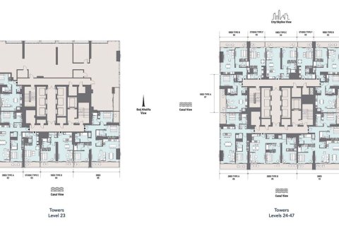 Квартира 49.1м² в Бизнес-Бэй, ОАЭ №88665 7