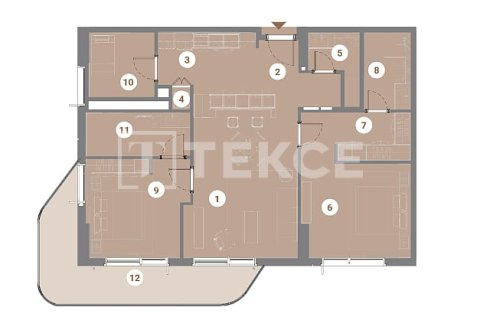 Пентхаус с 4 спальнями в Дубай, ОАЭ №92329 29