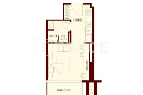 Квартира студия в Джумейра Вилладж Серкл, ОАЭ №45224 9