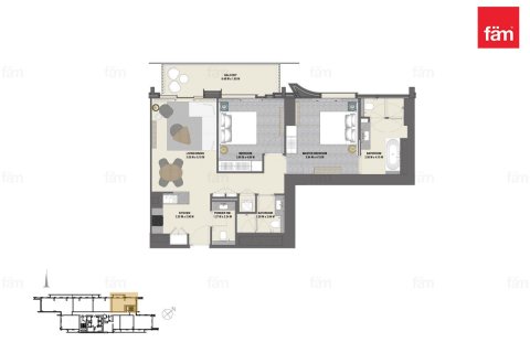 Apartment de 2 dormitorios en Downtown Dubai (Downtown Burj Dubai), UAE No. 87643 13