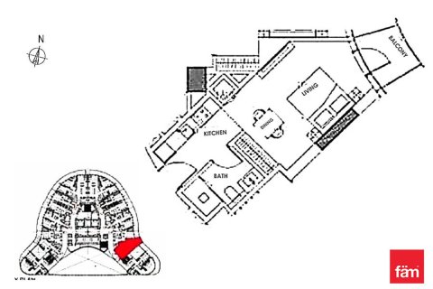 Apartment de 40.3m² en Business Bay, UAE No. 100440 2