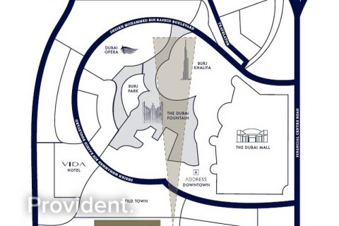 Apartment de 2 dormitorios en BURJ ROYALE Downtown Dubai (Downtown Burj Dubai), UAE No. 96223 15