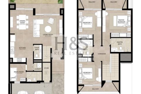3 غرف نوم تاون هاوس في Town Square, الإمارات العربية المتحدة رقم 86884 23
