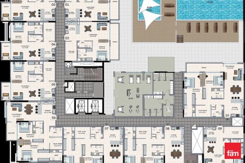 Appartement de 2 chambres à Dubai, UAE No. 100505 13