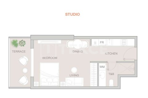 Apartment de 1 dormitorio en Jumeirah Village Triangle, UAE No. 92284 13