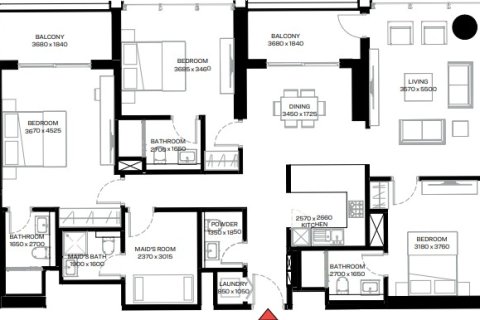3 bedrooms Apartment in SOBHA HARTLAND Sobha Hartland, UAE No. 96567 8