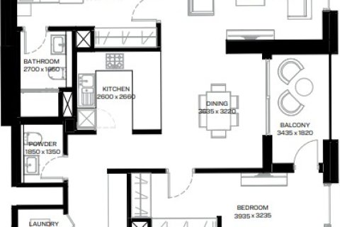 Apartment de 2 dormitorios en SOBHA HARTLAND Sobha Hartland, UAE No. 96568 13