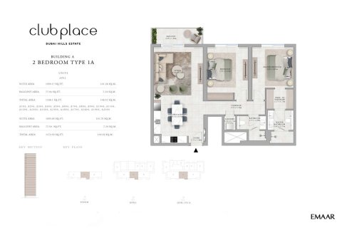 Appartement de 2 chambres à Dubai Hills Estate, UAE No. 103332 9