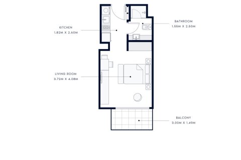 Appartement de 3 chambres à AZIZI AMBER Al Furjan, UAE No. 97116 2