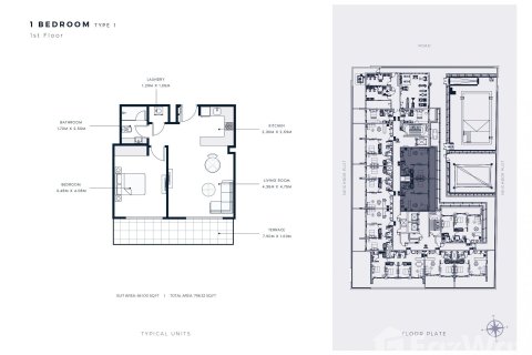 Appartement de 3 chambres à AZIZI AMBER Al Furjan, UAE No. 97116 3