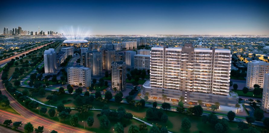 Appartement de 1 chambre à AZIZI GRAND Dubai Sports City, UAE No. 97098