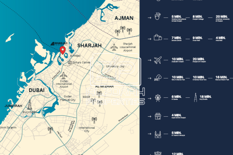 Appartement de 3 chambres à Al Mamzar - Sharjah, UAE No. 75244 12