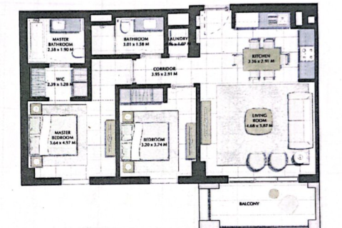 2 bedrooms Apartment in Al Jaddaf, UAE No. 96637 2