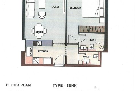 Appartement de 1 chambre à Jumeirah Village Circle, UAE No. 97165 6