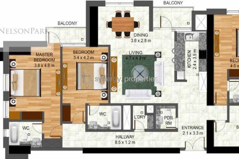 3 bedrooms Apartment in Al Habtoor City, UAE No. 44491 14