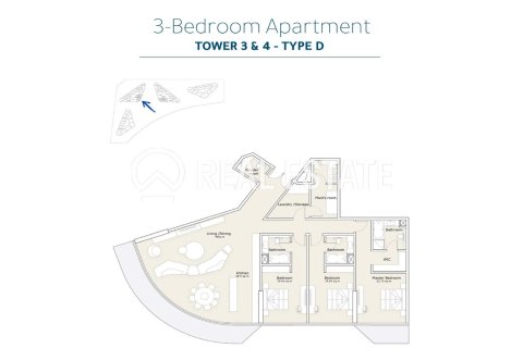 3 bedrooms Apartment on the Yas Island, UAE No. 11077 11