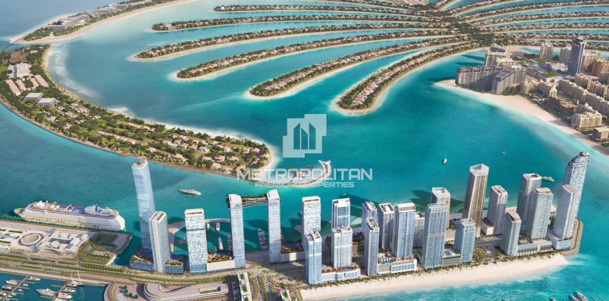 1 غرف نوم شقة في EMAAR Beachfront, الإمارات العربية المتحدة رقم 77850