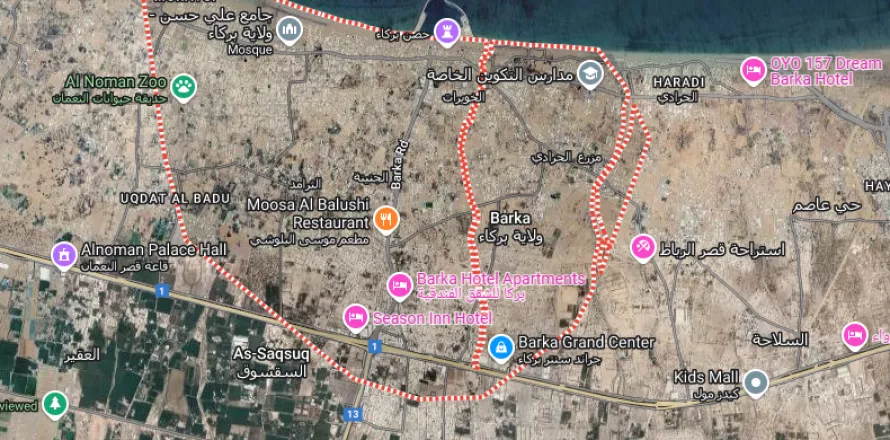 Land in Barka, Oman No. 104858