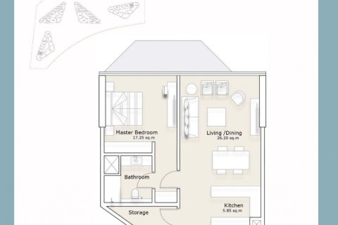 Appartement de 1 chambre à Yas Island, UAE No. 97196 11