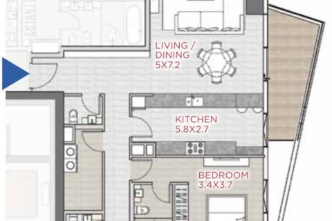 Apartment de 2 dormitorios en STELLA MARIS TOWER Dubai, UAE No. 97447 21