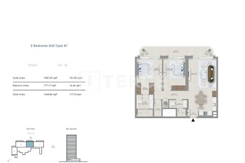 Apartment de 1 dormitorio en Mina Rashid, UAE No. 105929 6