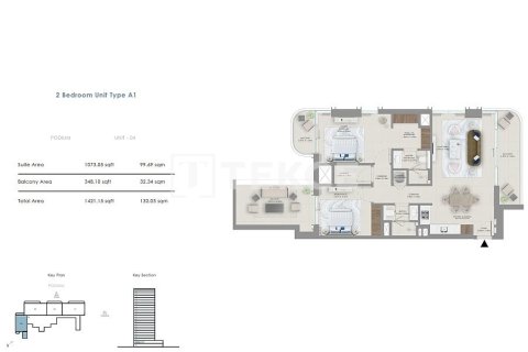 Apartment de 1 dormitorio en Mina Rashid, UAE No. 105929 5