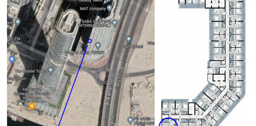 1 غرف نوم شقة في Marasi Business Bay, الإمارات العربية المتحدة رقم 96800