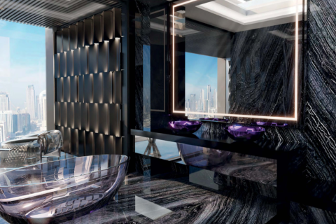 2 غرف نوم شقة في BURJ BINGHATTI JACOB & CO RESIDENCES الخليج التجاري, الإمارات العربية المتحدة رقم 97907 6