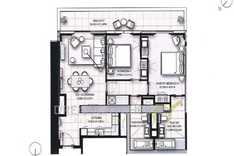 Appartement de 2 chambres à VIDA RESIDENCES DUBAI MARINA Dubai Marina, UAE No. 95759 11