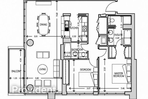 Appartement de 2 chambres à AL MAJARA TOWERS Dubai Marina, UAE No. 96081 23