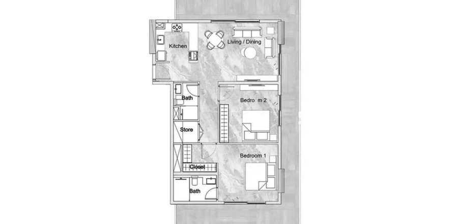 2 bedrooms Apartment in Zyra Vista International City, UAE No. 98183