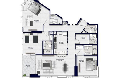 Appartement de 1 chambre à Yas Island, UAE No. 38347 12