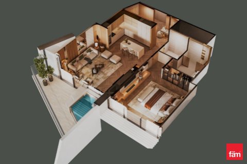 Apartment de 1 dormitorio en Dubai, UAE No. 105662 16