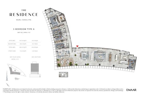 Apartment de 5 dormitorios en Downtown Dubai (Downtown Burj Dubai), UAE No. 83942 11
