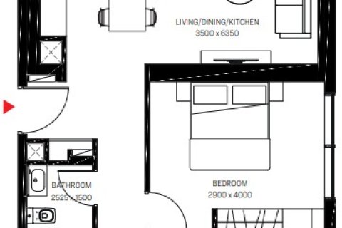Apartment de 2 dormitorios en SOBHA HARTLAND Sobha Hartland, UAE No. 96563 5
