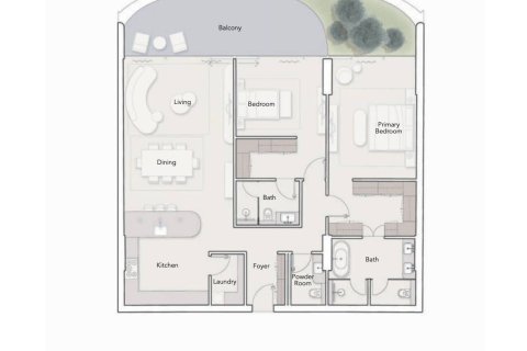 Apartment de 2 dormitorios en ELLINGTON OCEAN HOUSE Dubai, UAE No. 97427 12
