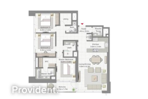 3 bedrooms Apartment in CREEK GATE Dubai Creek Harbour (The Lagoons), UAE No. 96280 12