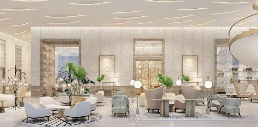Квартира студия в THE PALM TOWER, Пальма Джумейра, ОАЭ №96111