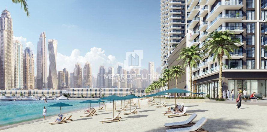 Appartement de 2 chambres à EMAAR Beachfront, UAE No. 77604