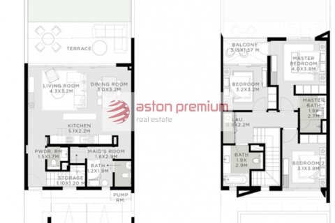 3 bedrooms Villa in The Valley, UAE No. 102807 33