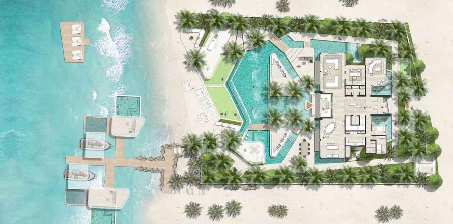 Villa de 7 dormitorios en AMALI ISLAND The World Islands, UAE No. 97597