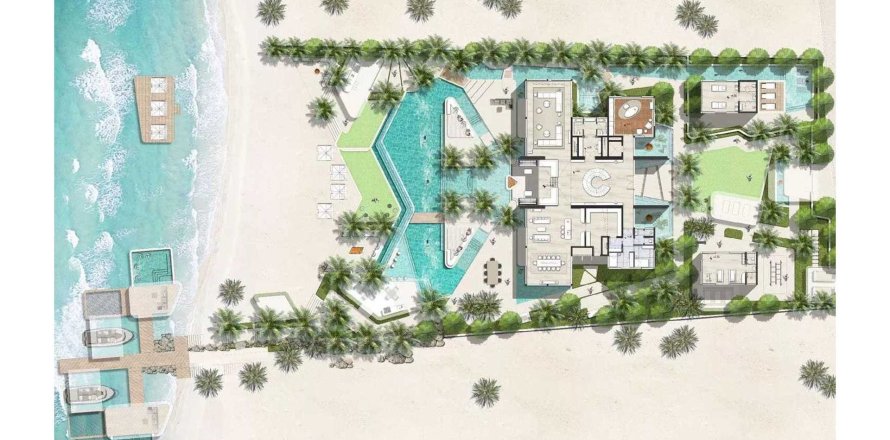 Villa de 7 dormitorios en AMALI ISLAND The World Islands, UAE No. 97596
